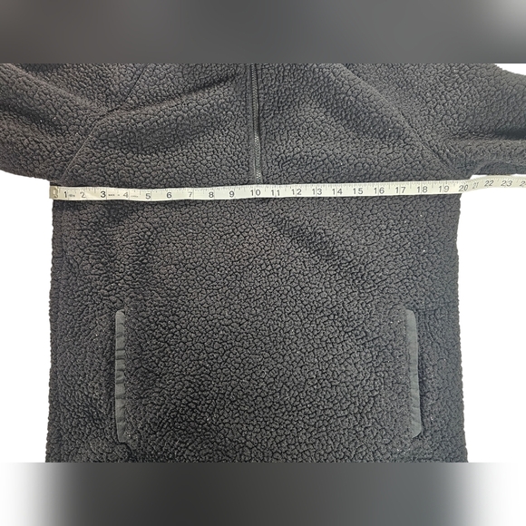 Goodfellow & Co Black Fleece Half Zip Pullover Sweater Men’s Size Small - Picture 3 of 5